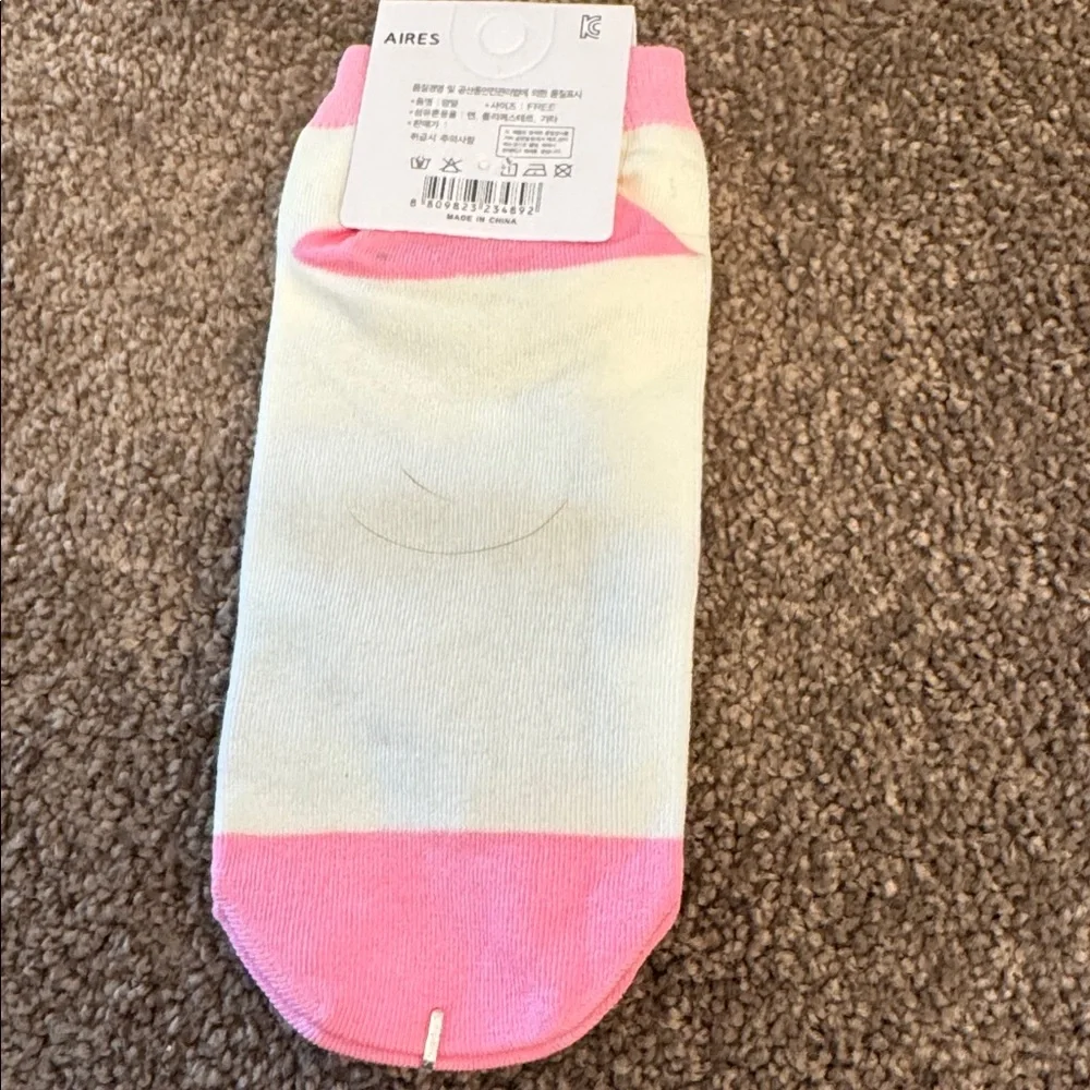 Monster women’s socks & push car keychain NWT